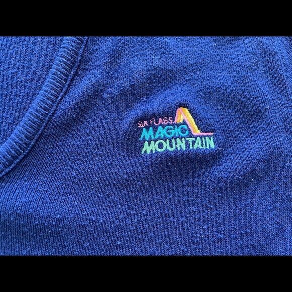 Vintage "Six Flags" v-neck. One of a kind!! - Picture 2 of 7